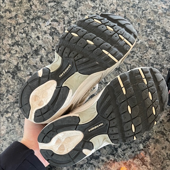 New Balance Beige and Pink Athletic Shoes - Picture 5 of 5